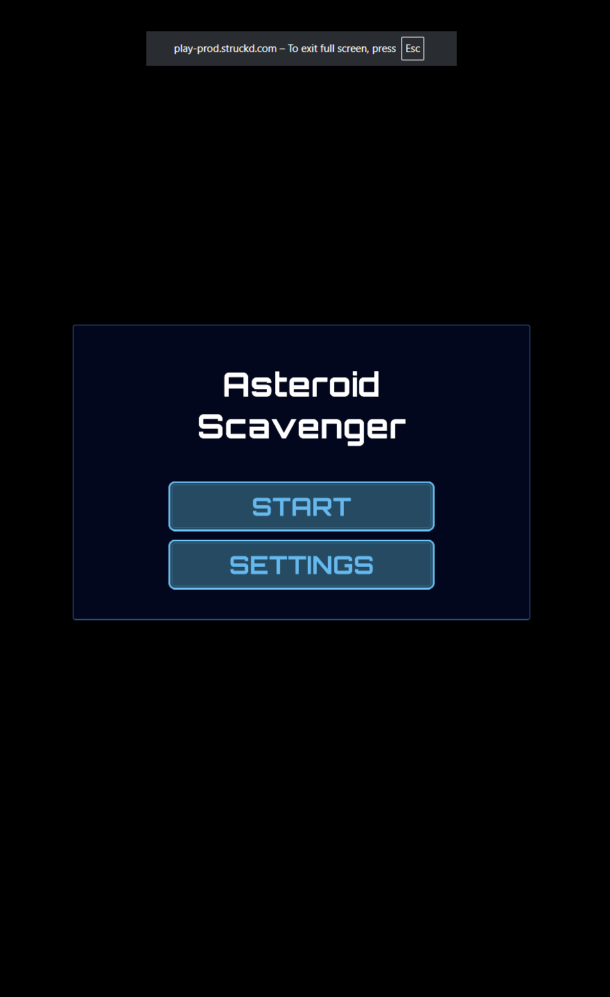 Screenshot 2 of Asteroid Scavenger